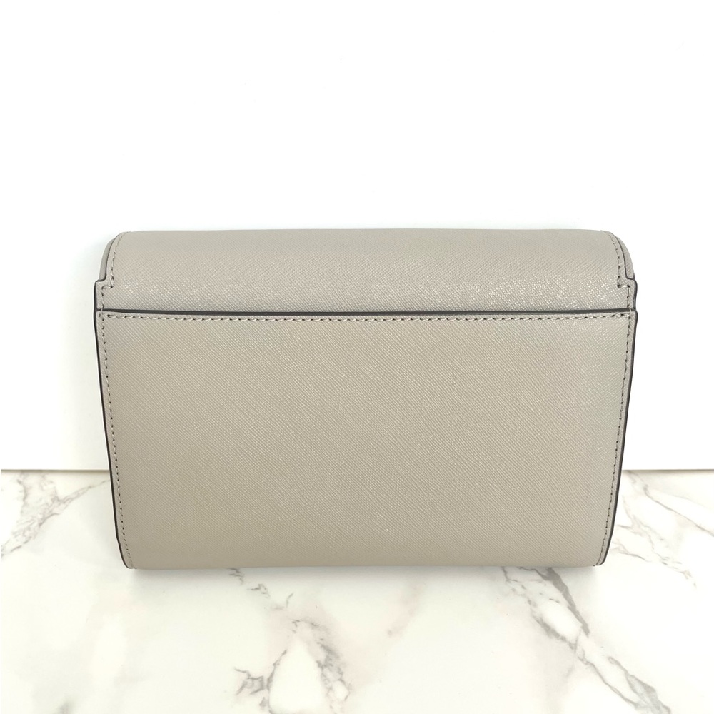 ❌❌SOLD❌❌ New Tory Burch Emerson Crossbody Wallet on Chain Gray - Picture 3 of 9